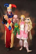 Clown and puppet show package