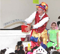 Clown puppet show party package